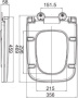 Сиденье дюропласт, soft close, металлическое крепление BB2112SC