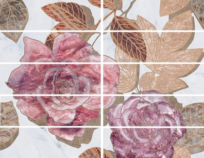 Argos flowers Бордюр 7,5х25 Argos flowers Бордюр 7,5х25
