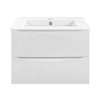 База под керамическую раковину Mia 600 подвесная, 2 выкатных ящика soft close, G.White База под керамическую раковину Mia 600 подвесная, 2 выкатных ящика soft close, G.White