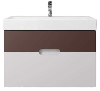 Тумба под раковину Creto Malibu Chocolate Soft 80 Тумба под раковину Creto Malibu Chocolate Soft 80