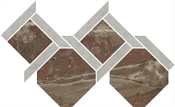 Декор Риальто 1 наборный лаппатированный 48x29,5x0,9