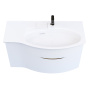 Тумба RIVA 100 см правая, белая матовая RV.100Rh\WHT.M