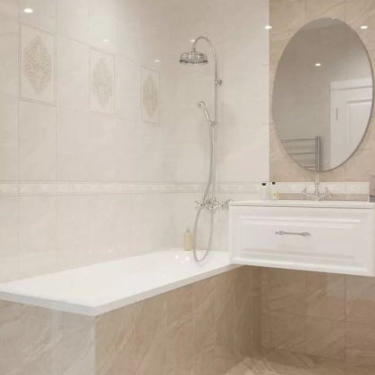 10212001903 Бордюр кер. Ternura Беж. 40*7,5 _ 1 \20