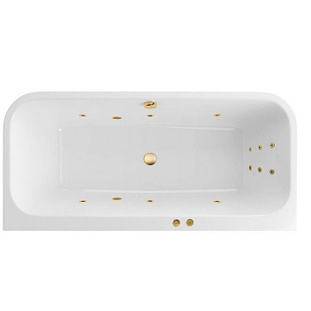 Ванна EXCELLENT Arana 180x85 "LINE" (золото)