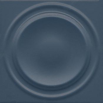 Декор Аква Альта 2 синий матовый структура 20x20x0,95