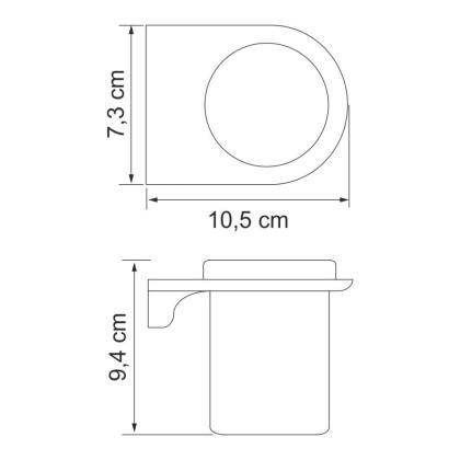 Kammel K-8328WHITE Подстаканник одинарный Kammel K-8328WHITE Подстаканник одинарный