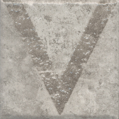 Декор Спартель 1 серый матовый 9,8x9,8x0,7