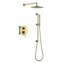 Душевая система Timo Saona SX-2309/17SM скрытого монтажа, золото матовое