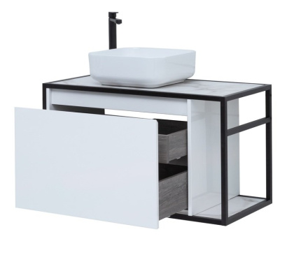 Тумба под раковину Aquanet Nova Lite Loft 90 L белый Тумба под раковину Aquanet Nova Lite Loft 90 L белый