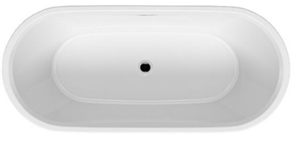 Акриловая ванна Riho Inspire 160 white Glossyriho Fall- CHROM 