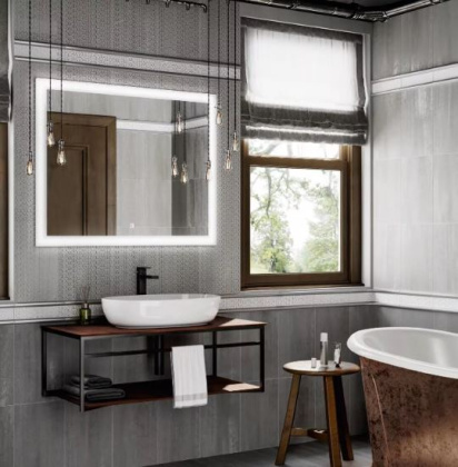 Декор HGD\C371\6399 Ломбардиа серый темный 40см*25см*8мм (1уп/10шт/)матовый, шт