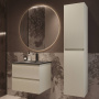 База под раковину Welle 600 подвесная, 2 выкатных ящика soft-close, M.Beige