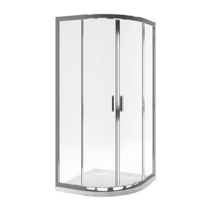Душевое ограждение EXCELLENT Серия 201 80х80 полукруг (хром)