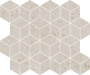Декор Риккарди мозаичный бежевый матовый 45x37,5x1