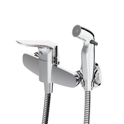 778000000 Jupiter Смеситель с гигиеническим душем, Хром
