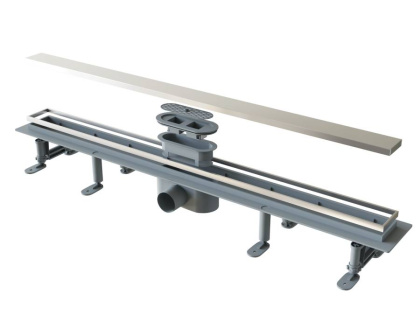 Душевой трап RGW SDR-34-80 линейный 800 хром Ø 50 мм на ножках