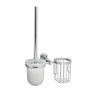 Держатель освежителя и щетки для унитаза Oder, 24х37х12 см, хром, K-3035