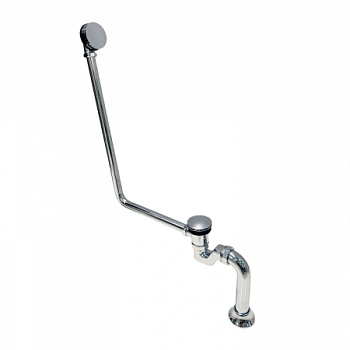 Слив-перелив для ванны Creto Washbasin CRSP0033 Click-Clack, хром