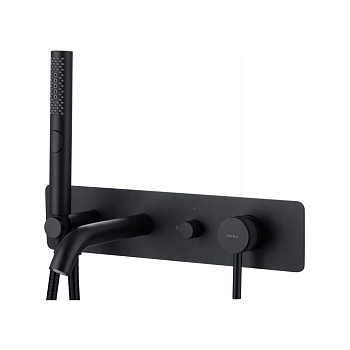 Смеситель для ванны с душем Allen Brau Priority 5.31006-31 (с внутренней частью) черный матовый Смеситель для ванны с душем Allen Brau Priority 5.31006-31 (с внутренней частью) черный матовый