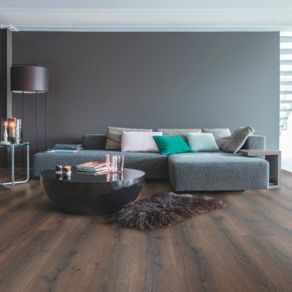 Ламинат Quick Step MAGESTIC MJ3553 Дуб пустынный шлиф.темно-коричн. (9,5мм/32кл/2,952м2), м2