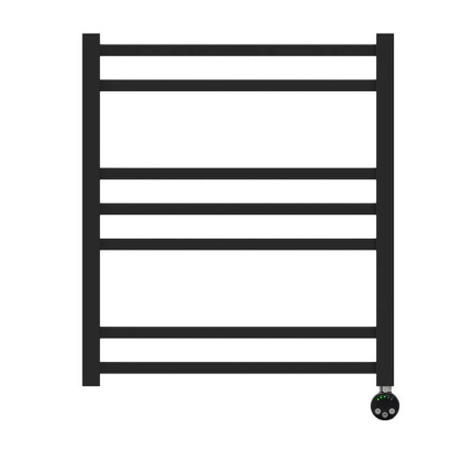 Полотенцесушитель электрический Lemark Atlantiss LM32607REBL П7 500x600, левый/правый, черный