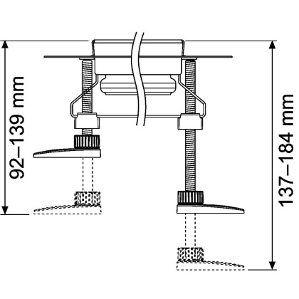 Комплект опор TECEdrainline Комплект опор TECEdrainline