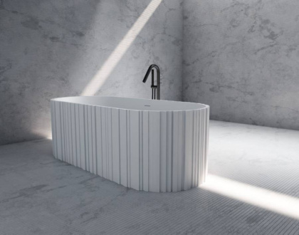 Ванна из литьевого мрамора Abber Stein 170х75 AS9653