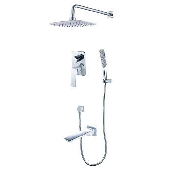 Смеситель Lemark Allegro LM5922CW для ванны и душа, встраиваемый Смеситель Lemark Allegro LM5922CW для ванны и душа, встраиваемый