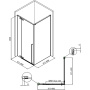 Душевой уголок Allen Brau Fantasy 90x90 3.11001-00 хром