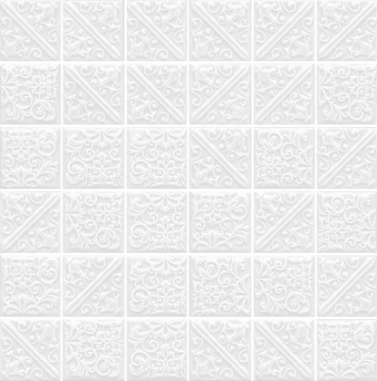 Мозаика 21023 Ла-Виллет белый 30,1*30,1*6,9(7шт/0,634м2), м2