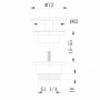 Донный клапан ABBER AF0012 без перелива, фиксированный, хром Донный клапан ABBER AF0012 без перелива, фиксированный, хром