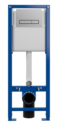 Инсталляция VECTOR 40 + BLICK пластик хром матовый Инсталляция VECTOR 40 + BLICK пластик хром матовый