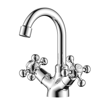 Смеситель д/раковины с поворотным изливом GIRONA, арт.01110GR