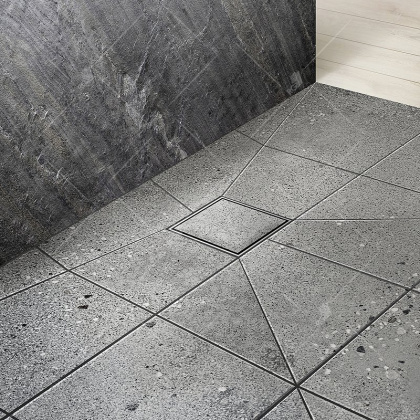 Душевой трап RGW Shower Drain SDR-11 Q 21211130-02 с решеткой под плитку