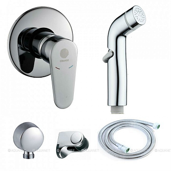 Orange Otto M22-455cr. Гигиенический набор со встраиваемым смесителем Orange Otto M22-455cr. Гигиенический набор со встраиваемым смесителем