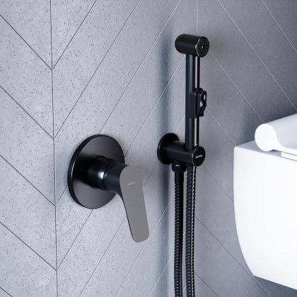 777500300 Jupiter, Смеситель монтируемый в стену (Черный) 777500300 Jupiter, Смеситель монтируемый в стену (Черный)