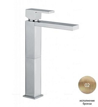 Смеситель для накладных раковин Cezares UNIKA-LC-02-W0