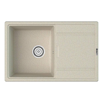 Мойка кухонная Point Лаура 78 PN3005BG, светло-бежевый
