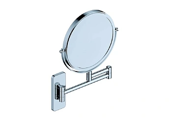 Зеркало с 3-кратным увеличением для ванной комнаты настенное в комплекте с креплением 3056-0013, шт