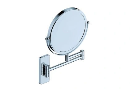 Зеркало с 3-кратным увеличением для ванной комнаты настенное в комплекте с креплением 3056-0013, шт