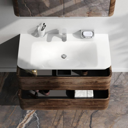 База под раковину подвесная, 51,5х100х48,5 см, коричневая, M30FHX1002NF