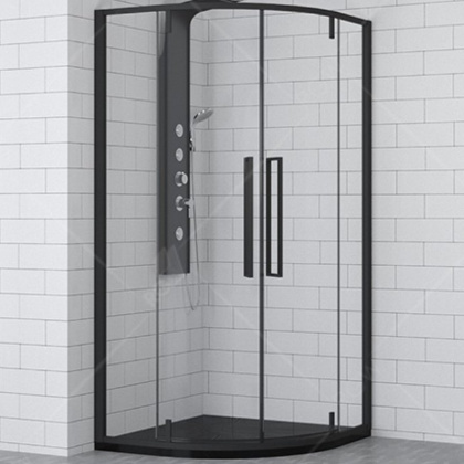 Душевой уголок RGW Stilvoll SV-53-B 90х90 06325399-14 профиль Черный стекло прозрачное