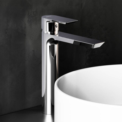 470250000 Apollo Высокий смеситель для умывальника, хром