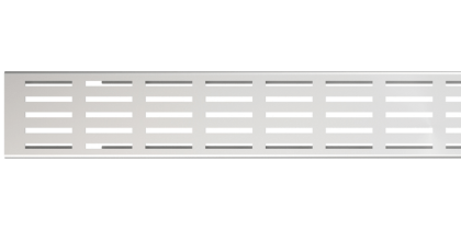 Решетка для дренажного желоба 100 мм, нержавеющая сталь Решетка для дренажного желоба 100 мм, нержавеющая сталь