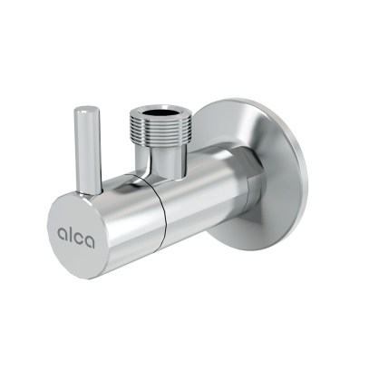 Угловой вентиль с фильтром 1/2"×1/2", круглый