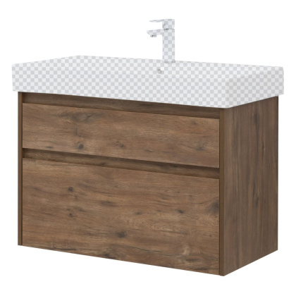 Тумба под раковину Aquanet Nova Lite 85 дуб рустикальный, 2 ящика