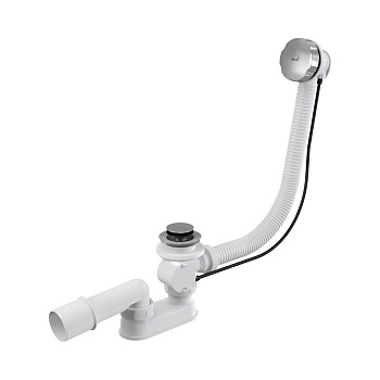 Сифон для ванны автомат комплект, металл