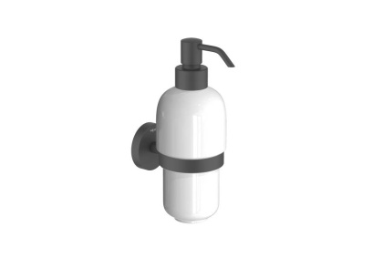 Дозатор AQUATEK, матовый черный AQ4605MB БЕТТА