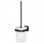 Стойка с туалетной щеткой Gem, 37,3х9,4х12 см, белая, A9033422