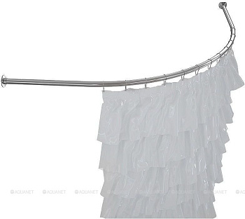 Карниз для ванны Aquanet Mia полукруглый 140х80